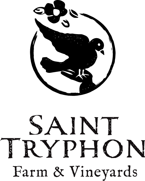 Saint Tryphon Farm & Vineyard Footer website logo (Link to homepage)